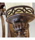 Drawing Room 2 Light Indoor Wall Light Walnut E27-3