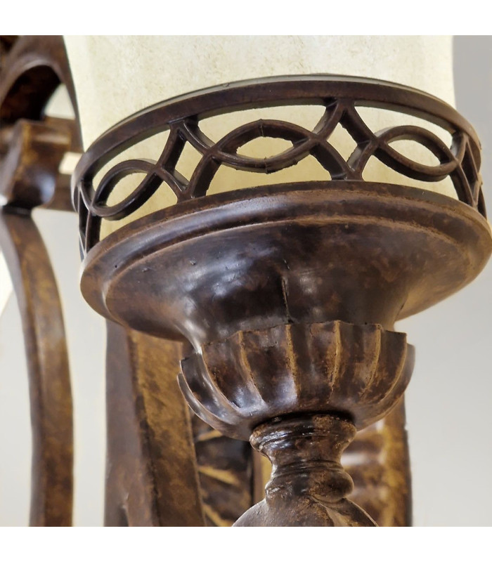 Drawing Room 2 Light Indoor Wall Light Walnut E27-3