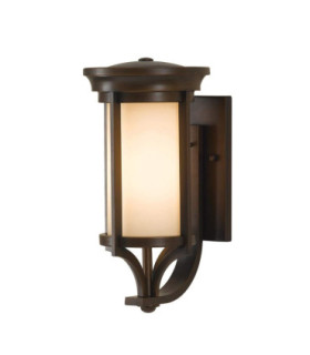 Merrill 1 Light Outdoor Small Wall Lantern Light Heritage Bronze IP44 E27-1