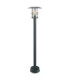 Stockholm Outdoor Pillar Lantern Black E27-1