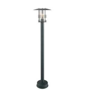 Stockholm Outdoor Pillar Lantern Black E27-1