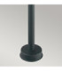 Stockholm Outdoor Pillar Lantern Black E27-3