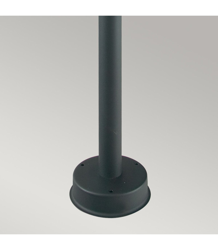 Stockholm Outdoor Pillar Lantern Black E27-3