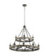 Taulbee 15 Light Chandelier Weathered Zinc-1
