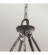 Taulbee 15 Light Chandelier Weathered Zinc-2