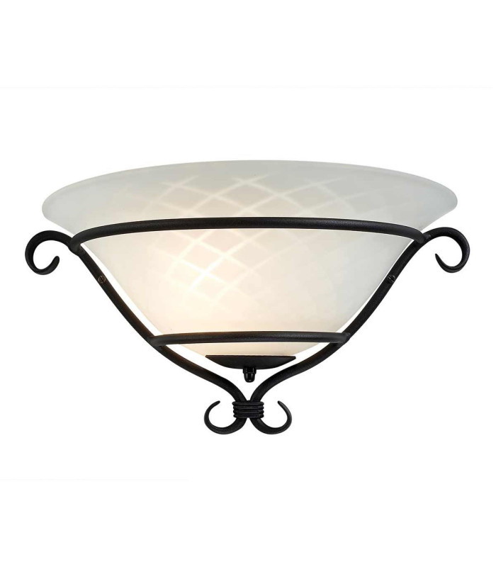 Torchiere 1 Light Indoor Wall Uplighters Black E27-1