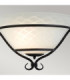 Torchiere 1 Light Indoor Wall Uplighters Black E27-2