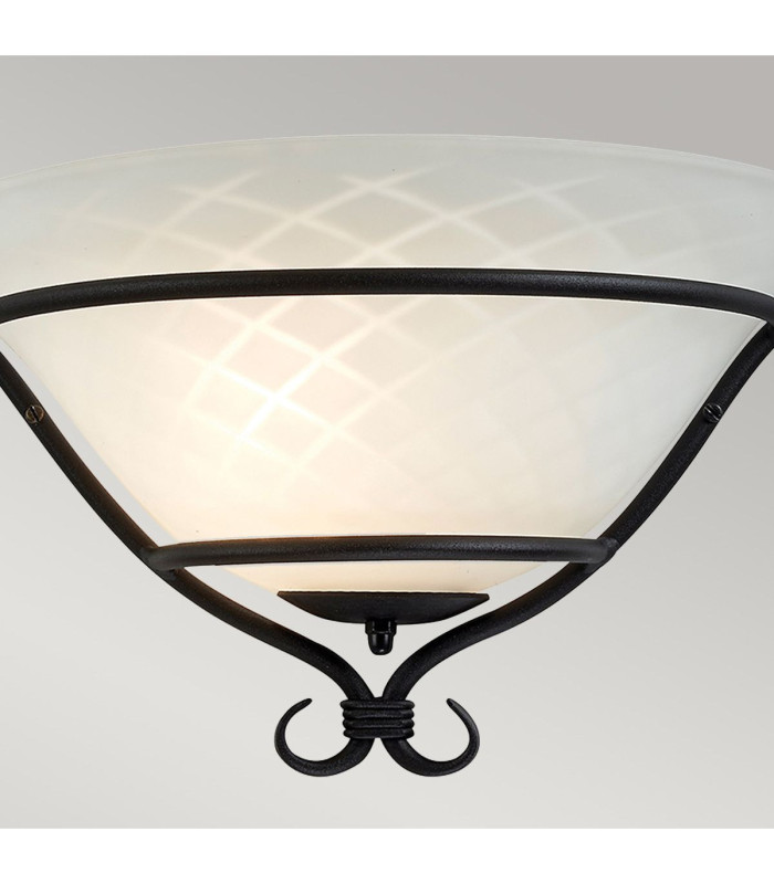 Torchiere 1 Light Indoor Wall Uplighters Black E27-2
