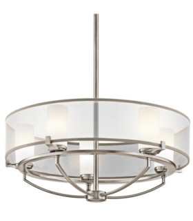 Saldana 5 Light Pendant Chandelier Light Classic Pewter G9-1