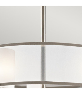 Saldana 5 Light Pendant Chandelier Light Classic Pewter G9-2