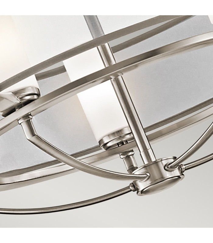 Saldana 5 Light Pendant Chandelier Light Classic Pewter G9-3