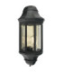 Malaga 1 Light Outdoor Wall Lantern Black IP44 E27-1