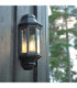 Malaga 1 Light Outdoor Wall Lantern Black IP44 E27-2