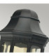 Malaga 1 Light Outdoor Wall Lantern Black IP44 E27-4
