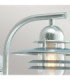 Oslo 1 Light Outdoor Dome Wall Lantern Light Galvanised IP55 E27-4