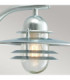 Oslo 1 Light Outdoor Dome Wall Lantern Light Galvanised IP55 E27-6