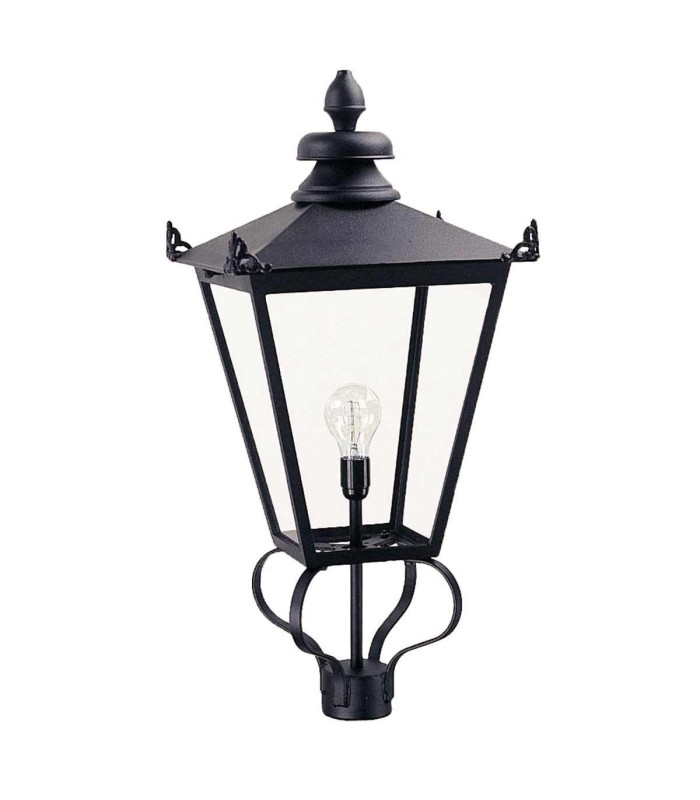 Wilmslow 1 Light Outdoor Post Lantern Black E27-1