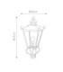 Wilmslow 1 Light Outdoor Post Lantern Black E27-5