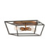 Hinkley Fulton Multi Arm Semi Flush Ceiling Lamp Bronze with Heirloom Brass Accents-1