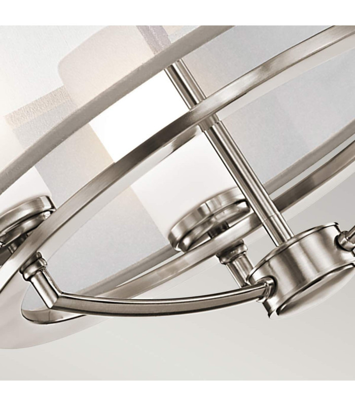 Saldana 3 Light Pendant Chandelier Light Classic Pewter G9-3