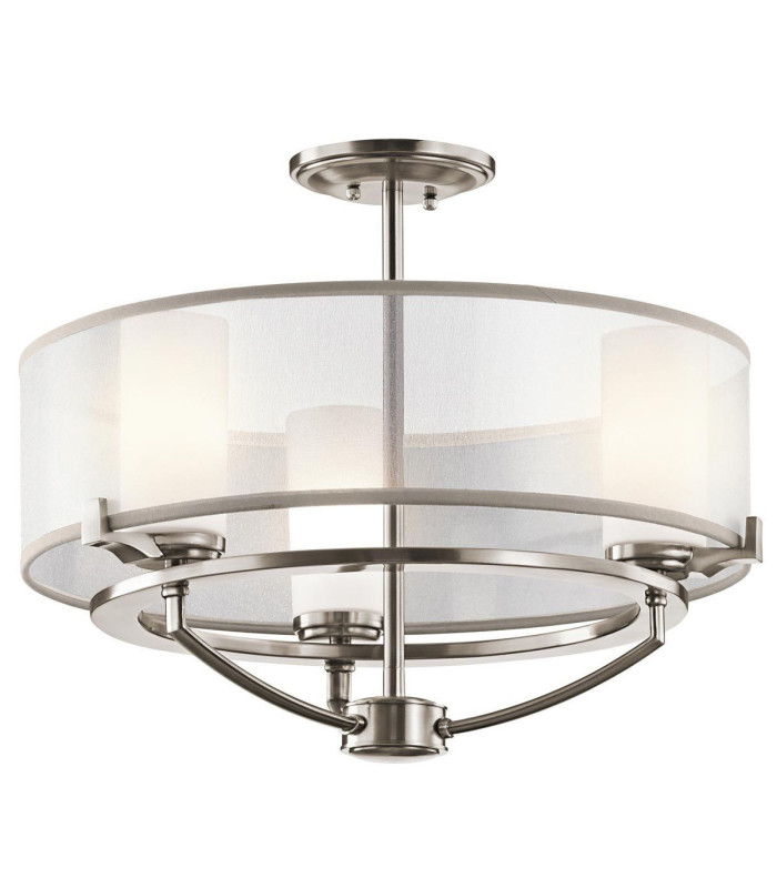 Saldana 3 Light Pendant Chandelier Light Classic Pewter G9-6