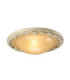 Olivia 1 Light Flush Ceiling Light Gold Ivory E27-1