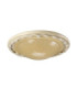 Olivia 1 Light Flush Ceiling Light Gold Ivory E27-6