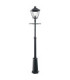 Turin Grande 1 Light Outdoor Post Signal Lantern Black IP54 E27-1