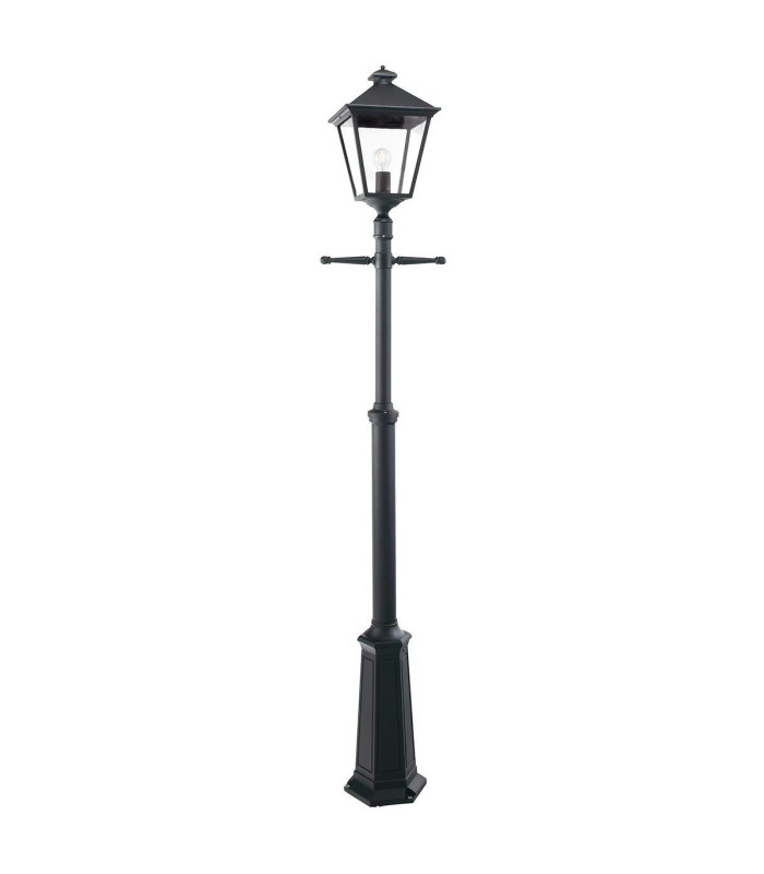 Turin Grande 1 Light Outdoor Post Signal Lantern Black IP54 E27-1