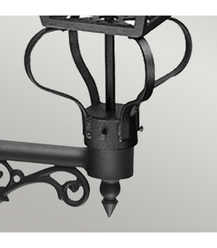 Wilmslow 1 Light Outdoor Wall Lantern Light Black E27-3