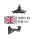 Wilmslow 1 Light Outdoor Wall Lantern Light Black E27-4