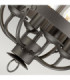 Windsor Chandelier 4 Light Graphite Finish E14-3