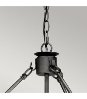 Windsor Graphite 12 Light Pendant Chandelier-2