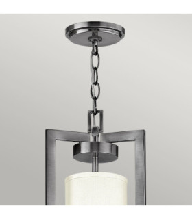 Hampton 4 Light Multi Arm Ceiling Pendant Chandelier Antique Nickel E27-2