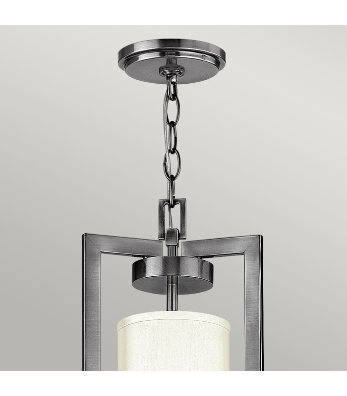 Hampton 4 Light Multi Arm Ceiling Pendant Chandelier Antique Nickel E27-2