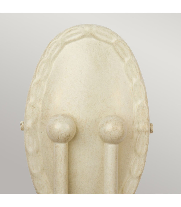 Minster 2 Light Indoor Candle Wall Light Gold Ivory E14-2