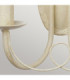 Minster 2 Light Indoor Candle Wall Light Gold Ivory E14-3