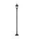 Kinsale 1 Light Outdoor Coastal Lamp Post Black IP43 E27-1