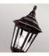 Kinsale 1 Light Outdoor Coastal Lamp Post Black IP43 E27-2