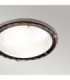 Pembroke 1 Light Flush Ceiling Light Black Gold E27-3