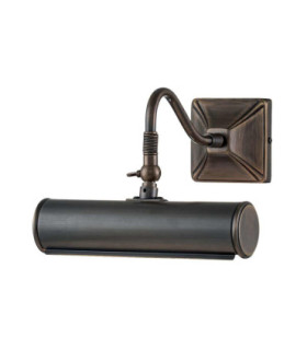 Picture Light 1 Light Small Picture Wall Light Dark Bronze E14-1