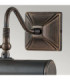 Picture Light 1 Light Small Picture Wall Light Dark Bronze E14-5