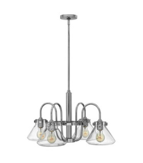 Congress Multi Arm Chandelier Chrome Finish E27-1