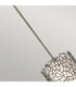 Silver Coral 1 Light Ceiling Mini Pendant Classic Pewter E27-4