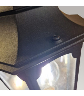 Parish 1 Light Outdoor Lamp Post Black IP44 E27-2