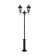 Parish 2 Light Twin Outdoor Post Lantern Black IP44 E27-1