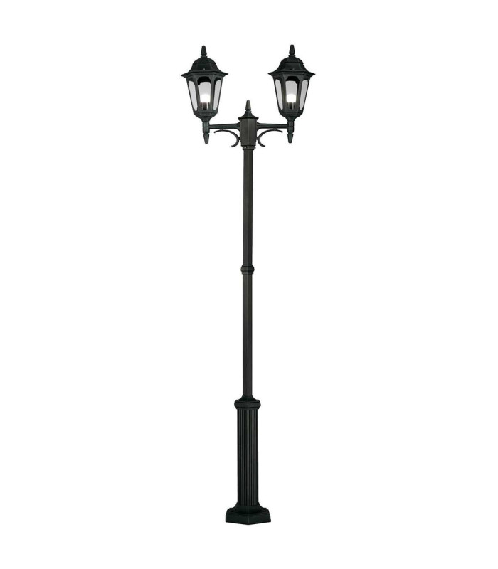 Parish 2 Light Twin Outdoor Post Lantern Black IP44 E27-1