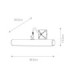 Picture Light 2 Light Large Picture Wall Light Black E14-3