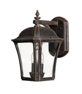 Wabash 2 Light Outdoor Medium Wall Lantern Light Mocha IP44 E14-1