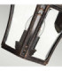 Wabash 2 Light Outdoor Medium Wall Lantern Light Mocha IP44 E14-4